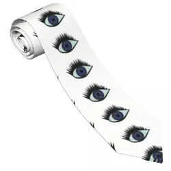 Blue Eyes Tie Eye Watching Men Fashion Neck Ties Accessories Blouse Business 8CM