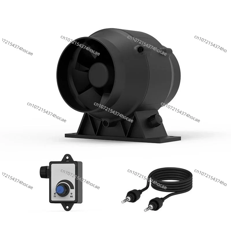 4 Inch Ventilation Blower Exhaust Duct Air Ventilator Pipe Extractor Attic Fan With Speed Control 220V 110V