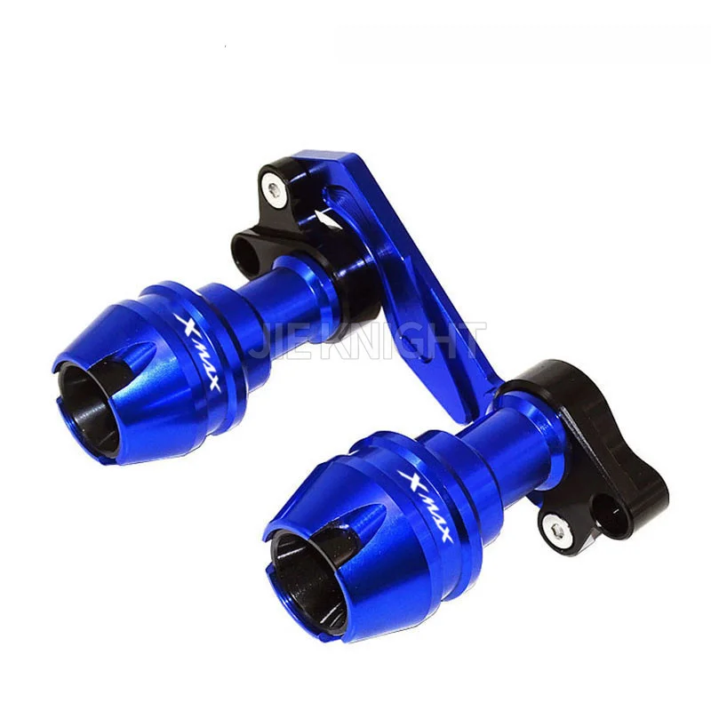 For XMAX300 125 200 250 accessories Front Fork Wheel Fall Muffler Pipe Frame Protection Frame Slider Anti Crash Protector