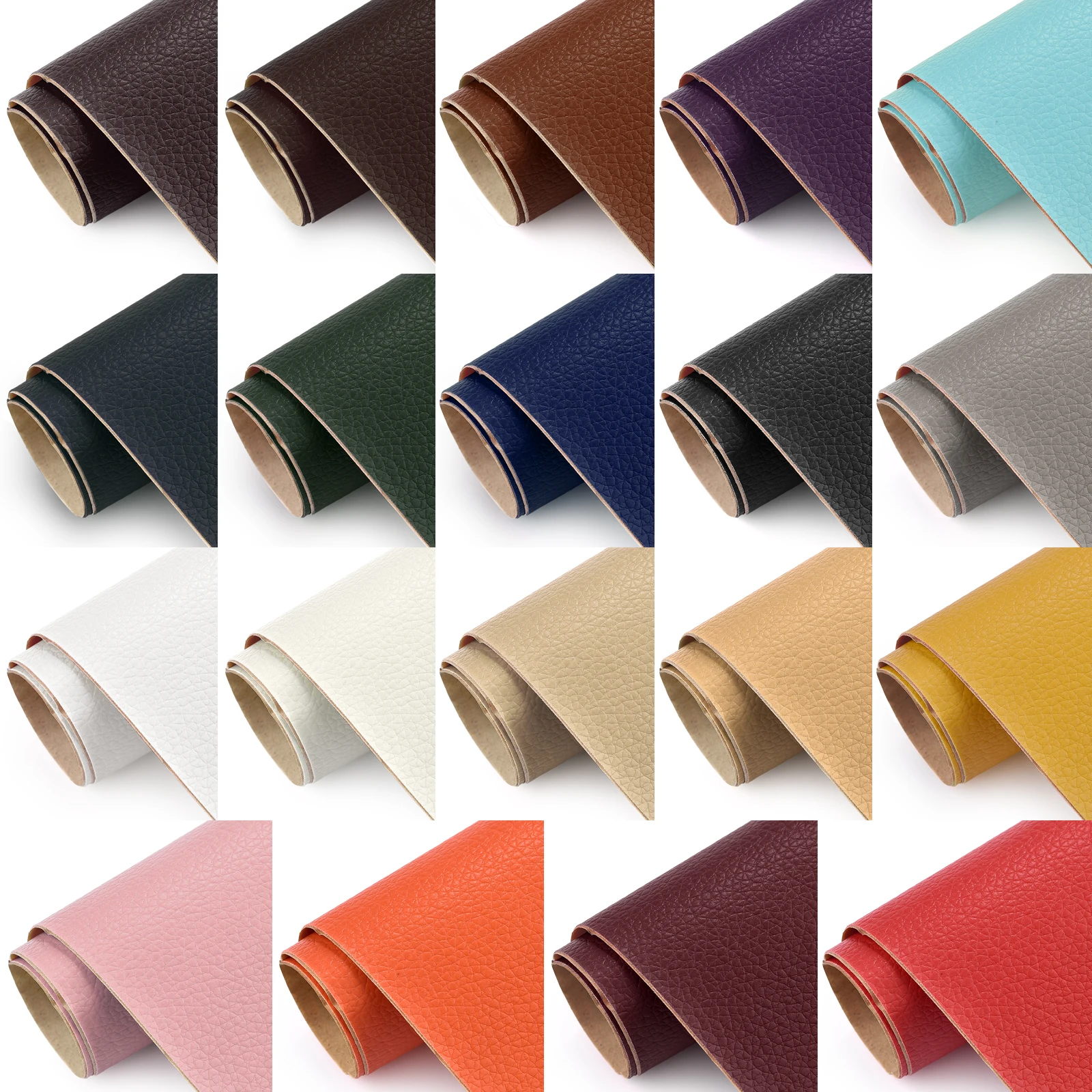 PU Leather Patches Stickers Self Adhesive Leather Fabric Adhesive Sofa Bag Seat Repair DIY Patch 20x30cm 25x60cm 10x20cm