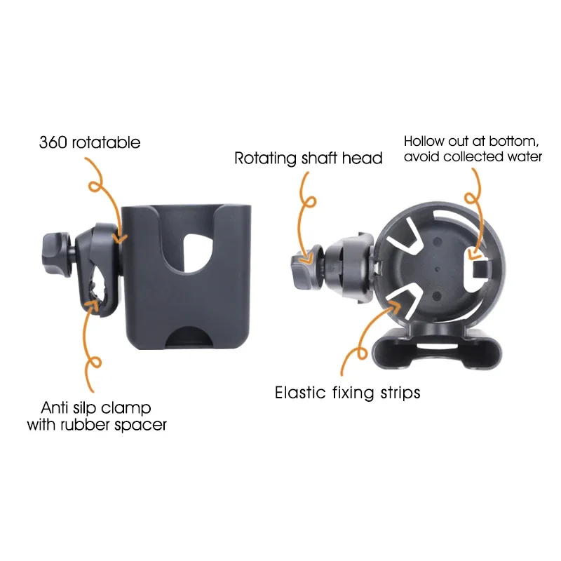 유모차용 컵 거치대, 유모차 액세서리, 아기 제품, 유모차 컵 거치대, 전화 거치대 포함, 2024 신제품