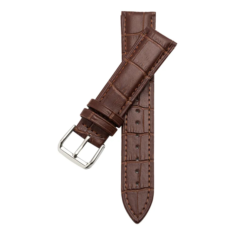 Watch Band Genuine Leather Watch Strap 18mm 20mm 22mm 24mm Soft Wrist Belt Bracelet 12mm 14mm Small Size 16mm 19mm 21mm