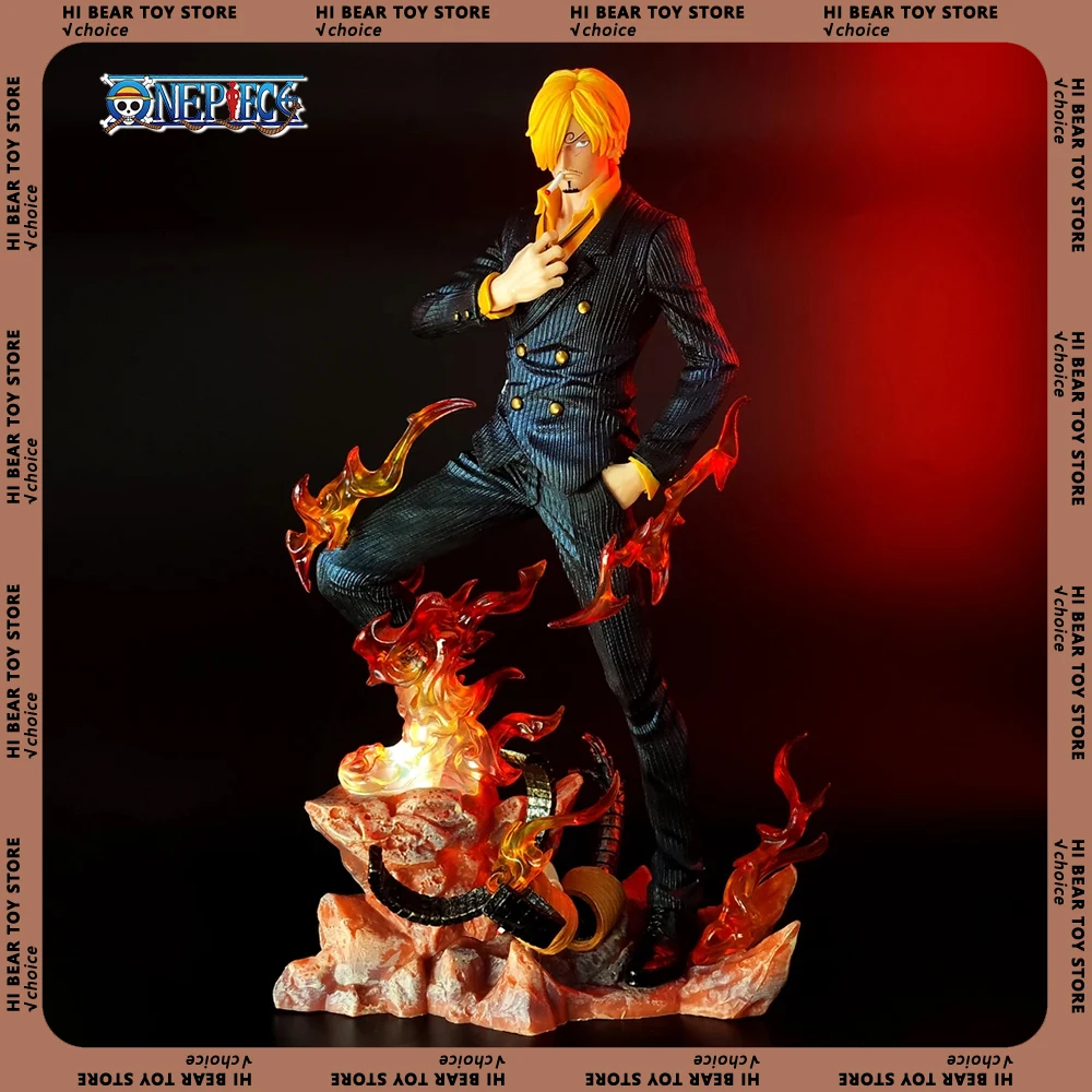 

One Piece Gk Sanji Figures Sanji Luminous 27cm Anime Figure Statue Pvc Figurine Model Doll Decoration Collection Room Toys Gifts