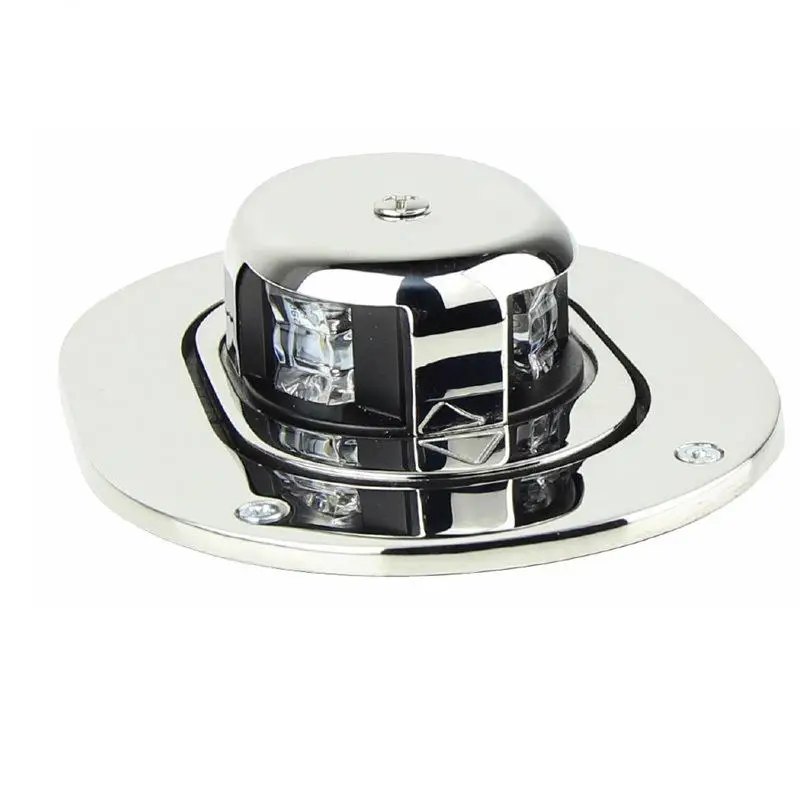 

12V светодиодный флип-навигационный фонарь из нержавеющей стали для морской лодки, яхты 69636SS