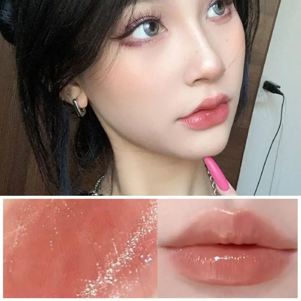 Low Saturation Lipstick Multi Use Lipsticks Watery Sensation Moisturizing and Whitening Natural Water Mirror Lipstick