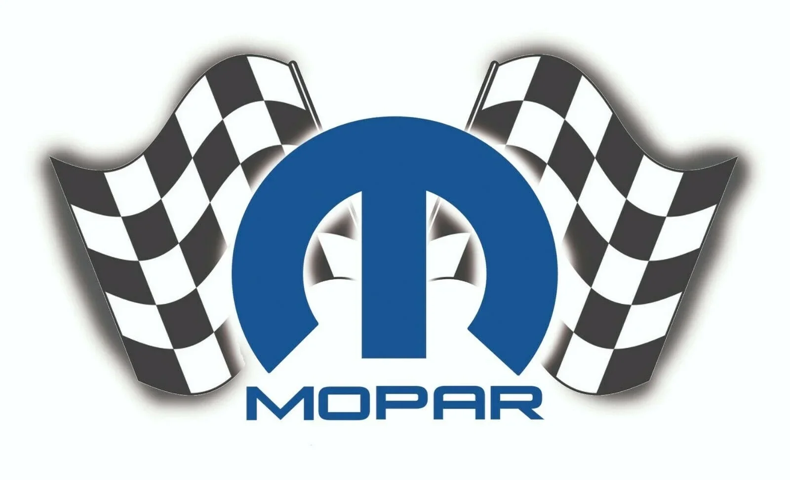 For MOPAR STICKER DECAL CHECK FLAG TOOL CHEST GARAGE MECHANIC GLOSSY LABEL  BOX