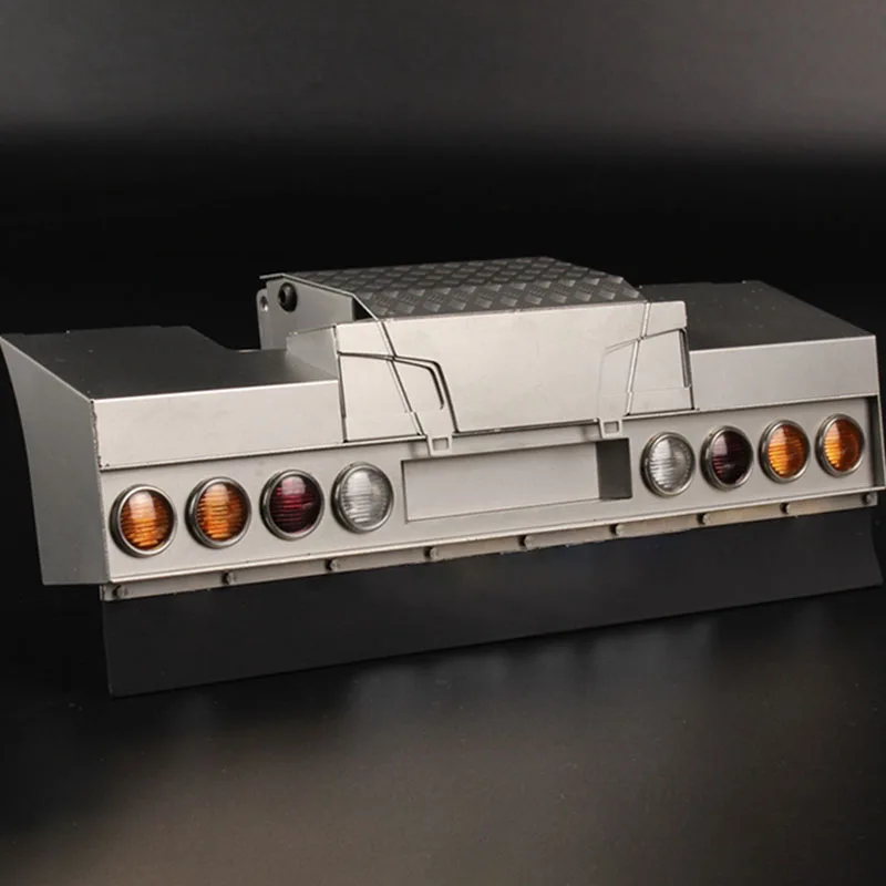 

Металлическая имитация масштаба 1:14, 8 круглых аксессуаров для обновления хвостовой балки для радиоуправляемого грузовика Tamiya SCANIA R730 R620 R470