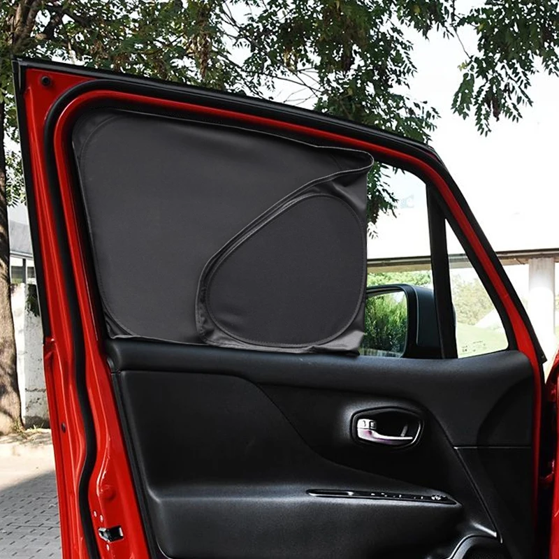 

Автомобильный солнцезащитный козырек на черное окно для JEEP RENEGADE 2015-настоящее время, автоматическая защита от УФ-лучей, теплоизоляция, защитная крышка, аксессуар для интерьера