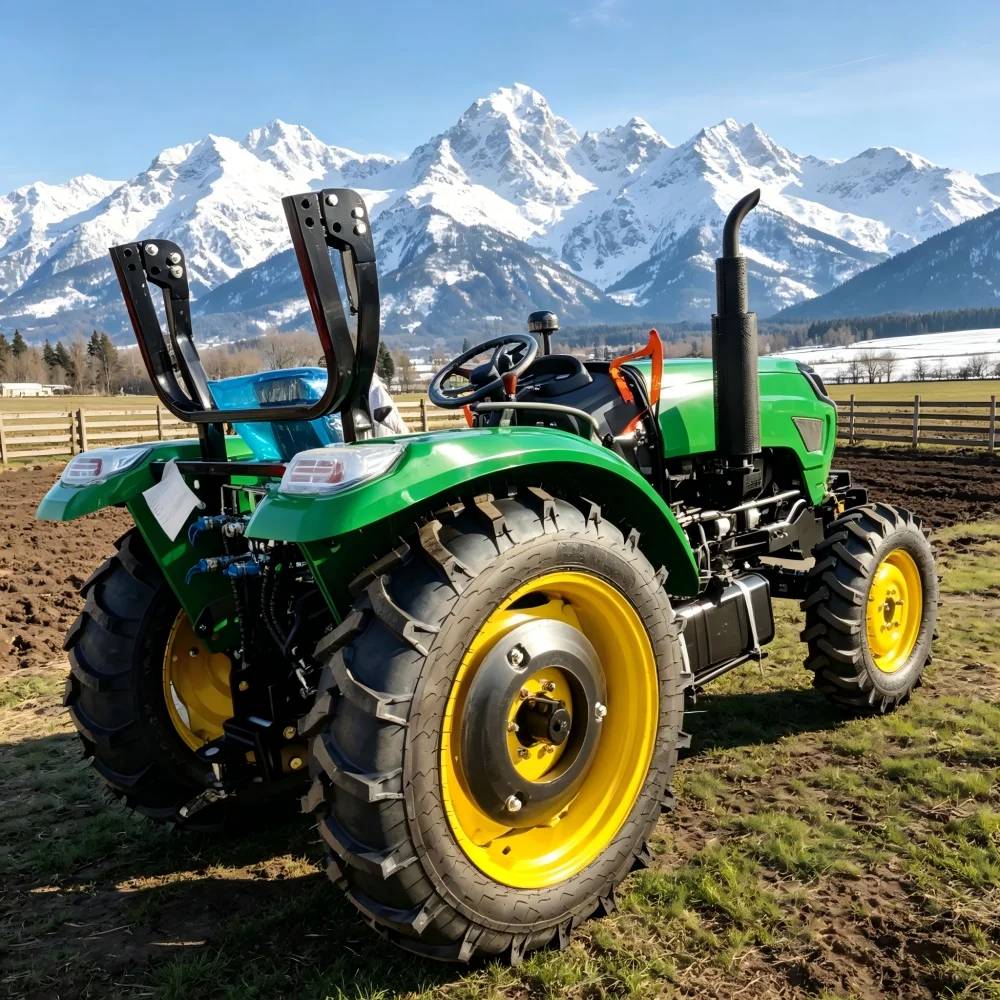 Agriculture Farming Professional - 80馬力4WD農業用トラクター、プロ仕様、農業生産用ホイールトラクター