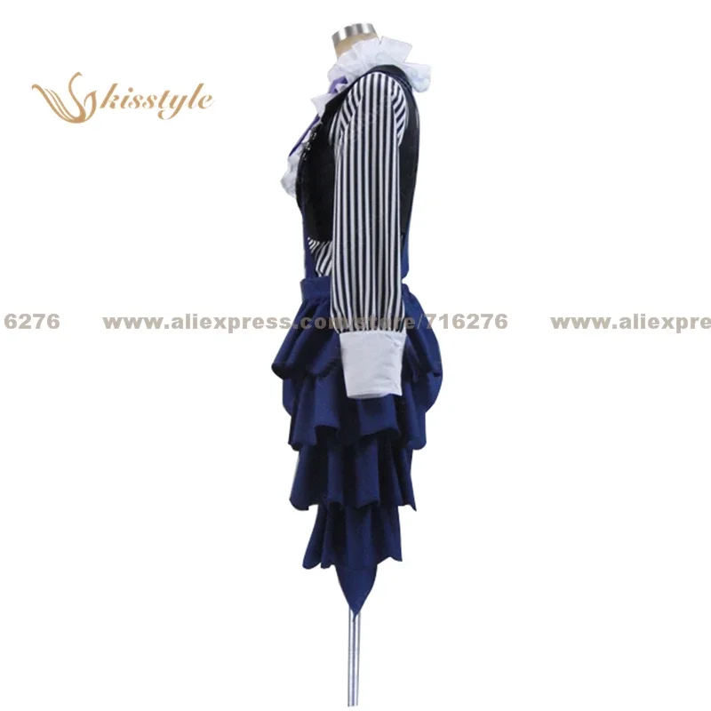 Kisstyle Fashion Black Butler Circus Ciel Phantomhive Uniform COS Clothing Cosplay Costume,Customized Accepted