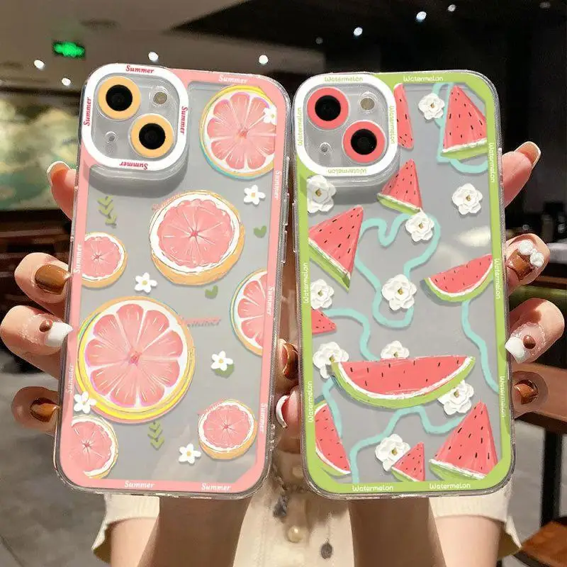 Summer Fruit Lemon Daisy Flowers Case for OPPO A98 Reno 10 5G 10 Pro Plus 8T 4 2F 7Z 8Z 5Z 6Z 8 5G 5 6 Lite A58 A78 A1K Cover