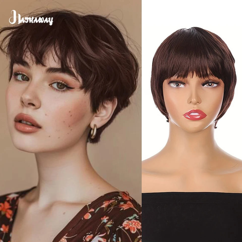 3 Inch Short Wig Women's Short Curly Short Elastic Net Short Wig Synthetic Whole Wig To Go Out For Commuting Daily Wear Wig