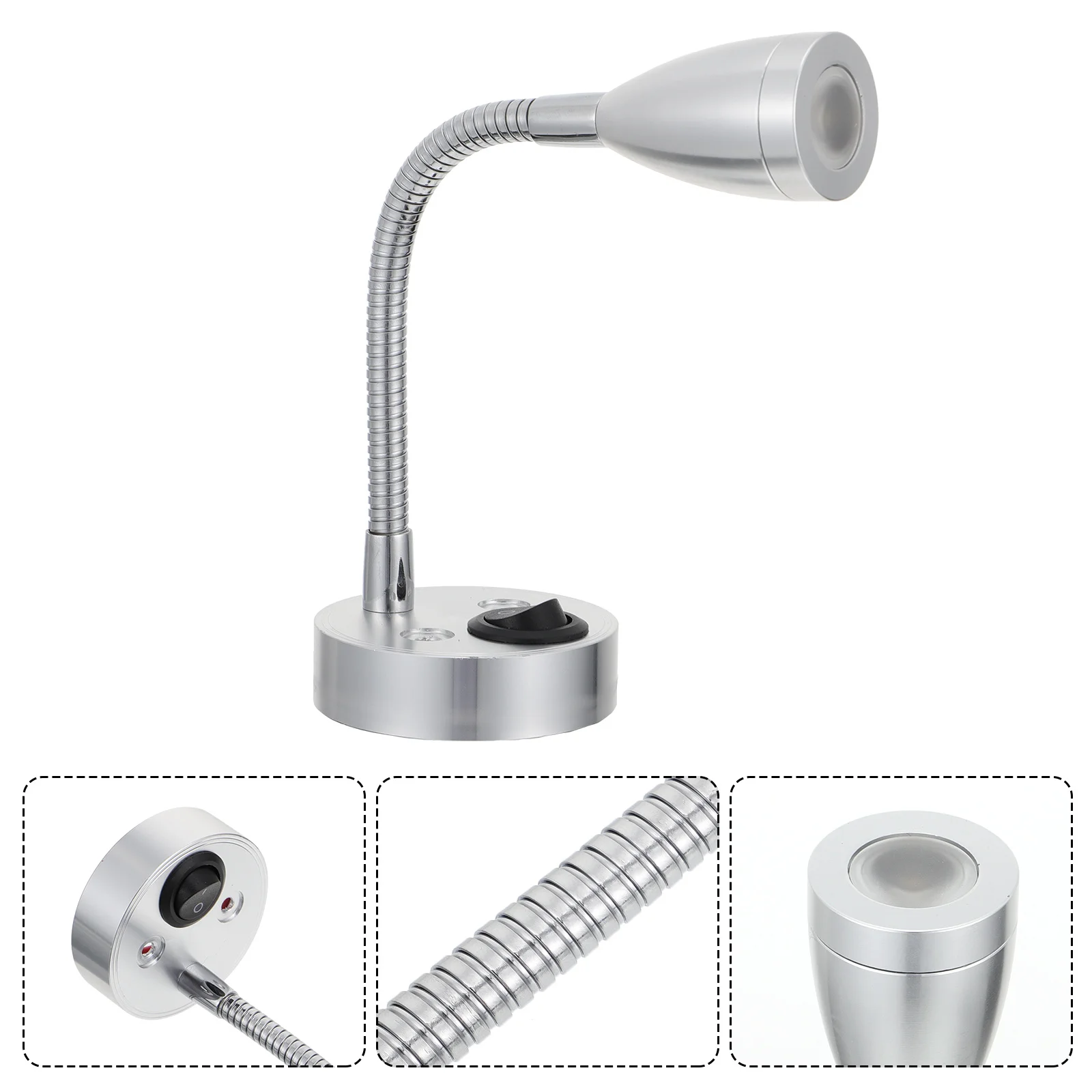 

Led Reading Light 3W 12V Compact Rv Boat Yacht Car Trailer Camping Spotlight Swivel For Bedside Wall Mount Automotive