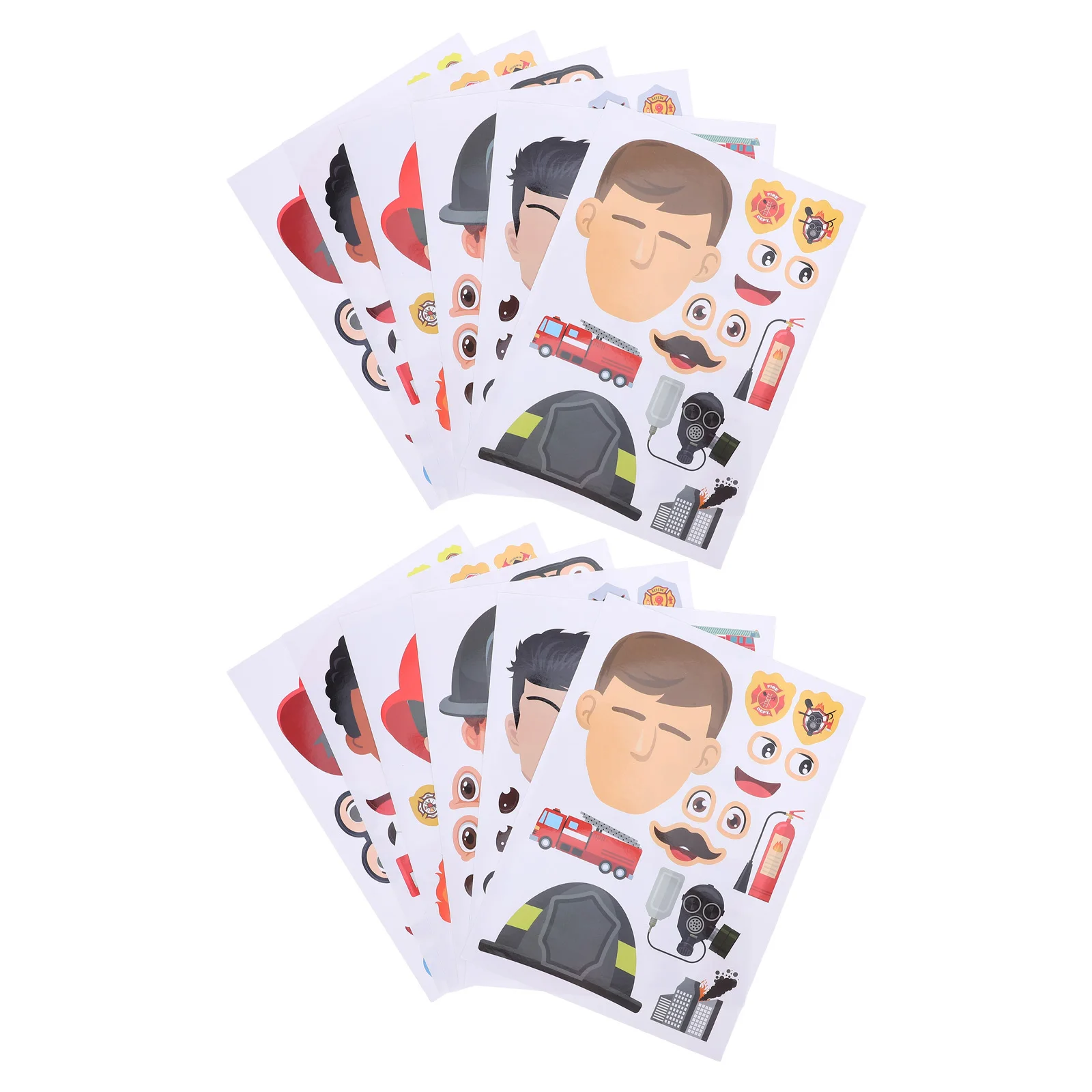 مجموعة ملصقات رجال الإطفاء، شارات رجل الإطفاء عالية الجودة، تزيين السلامة من الحرائق، هدايا أدوات الإنقاذ، ملصقات رائجة #1