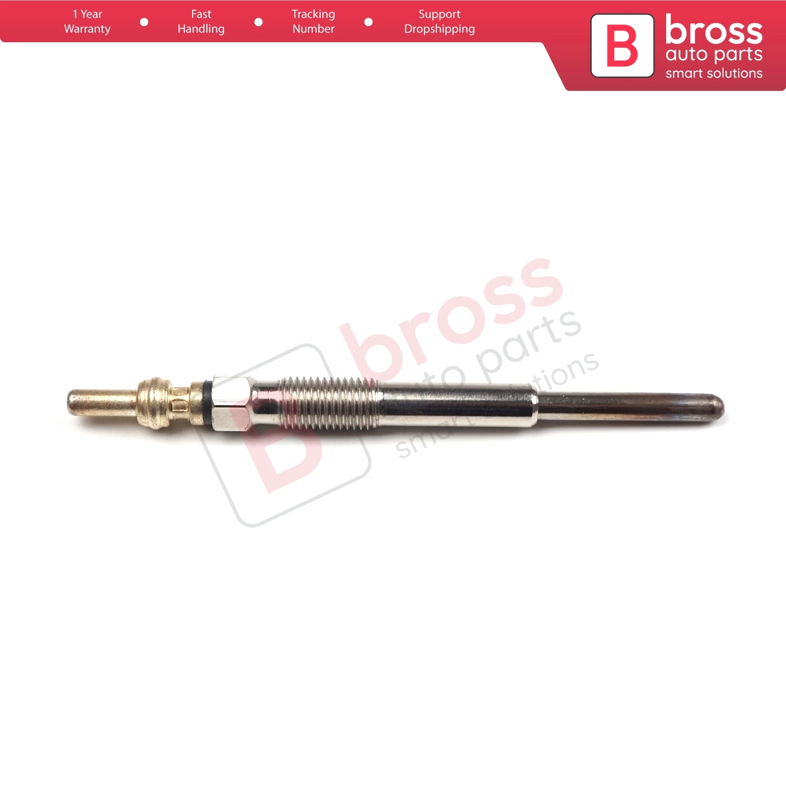 Bross Auto Parts BGP29 1 Piece Heater Glow Plugs GX4098, 596099, GN063 for Ford Citroen Peugeot Jaguar 2.2 Ship From Turkey