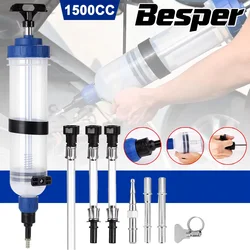 Car Syringe Oil Pump Extractor Fluid Pump Evacuator for Automotive Applications Auto Brake Fluid Changes Hand Oil Vacuum Pump