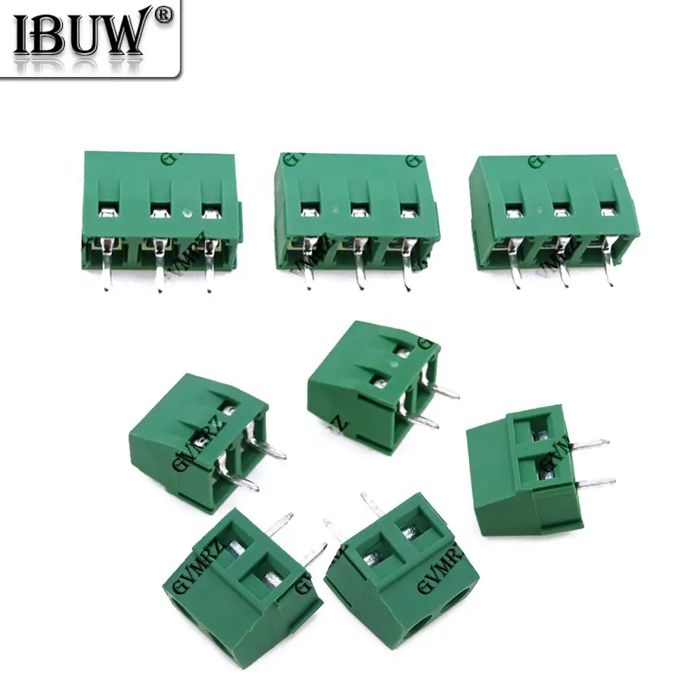 10PCS  2PIN 3PIN  KF127-2P KF127-3P Screw Terminal Blocks KF127 5.08mm PCB for 2P 3P Wires Terminal 2PIN 3PIN 5.08mm