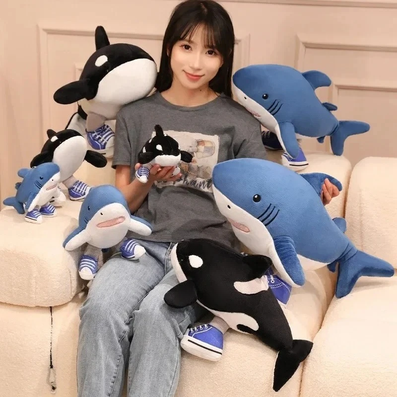 

Cute Italian Al Tralalelo Tralala Plush Tralalero Tralala Plush Doll Orcalero Orcala Plush Toy With Shoes Shark Plush Toy Gift