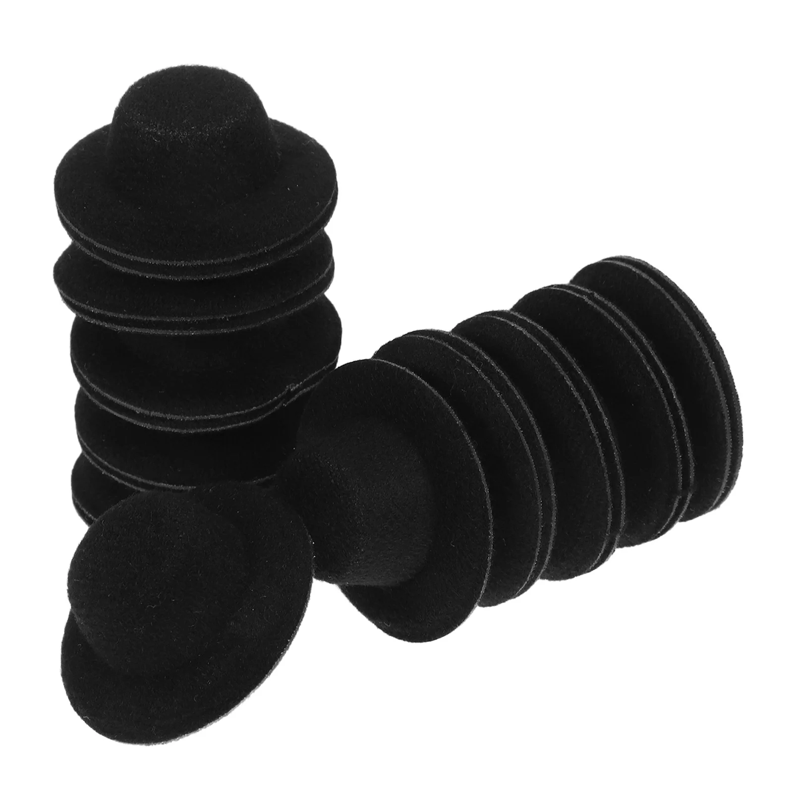 20 قطعة من القبعات الصغيرة المصنوعة يدويًا من اللباد الناعم لتزيين حفلات عيد الميلاد، مشاريع ذاتية الصنع، قبعات صغيرة