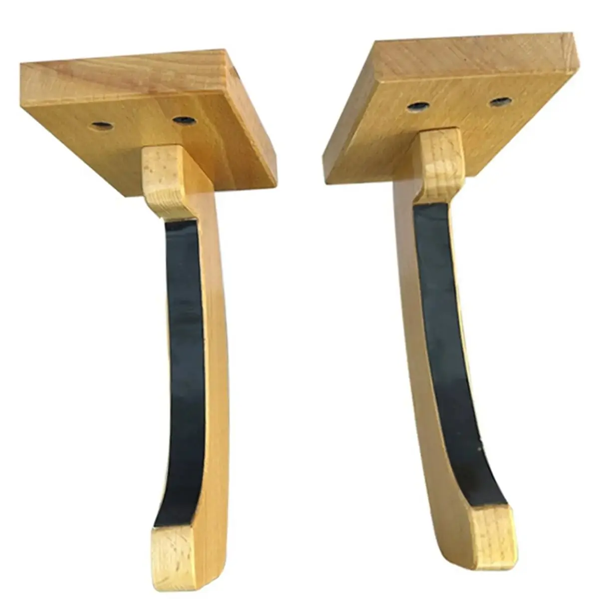 2026 New Tool 2pcs Wall-Mounted Wooden Surfboard Rack Ideal for Ski, Snowboard & Surfing Gear Storage