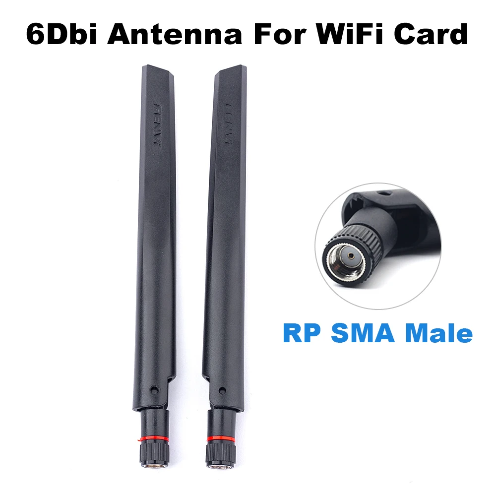 FENVI 6DBi WLAN-Antenne Dualband 2,4 GHz/5,8 GHz RP-SMA-Anschluss für M.2 Mini PCI-E-Kartenadapter, WLAN-Router – Detail 3