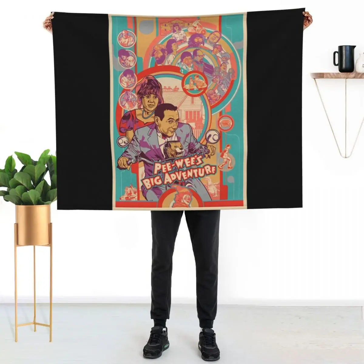 Pee Wee Herman, PeeWee Herman, Paul Rubens Throw Blanket Ultra Plush Cozy Blanket for Napping Sleeping