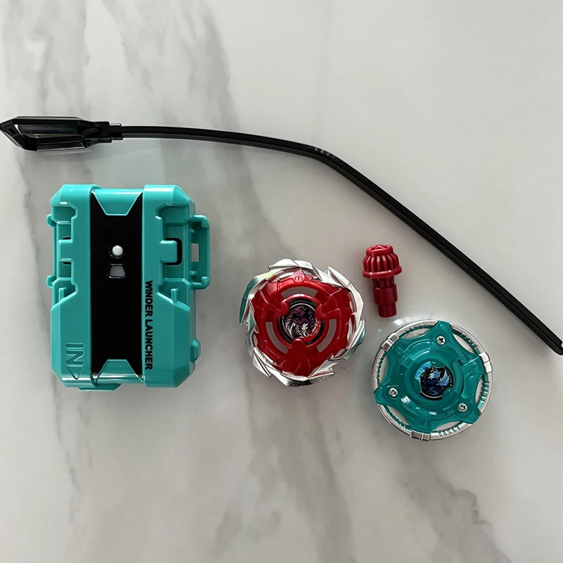 UX-19Bullet Griffon Spinning Top UX-18 UX-17 Starter Set - Meteor Dragoon 3-70J CX13-1 CX13-2 Left-Spin with Launcher Toys Gift
