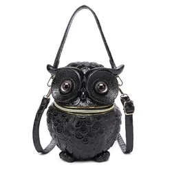 2025 summer new crossbody hand bill shoulder bag personality owl style hand-embossed women's bag