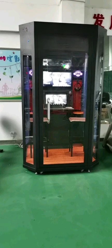 Commercial self-service unattended karaoke singing bar