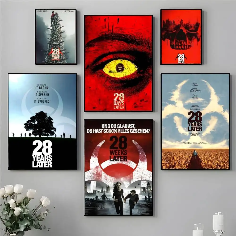 

Horror Movie 28 Y-Years LaterS Poster Wall Art Print Art Suitable For Living Room Bedroom Bar Parlor Home Decoration Gift