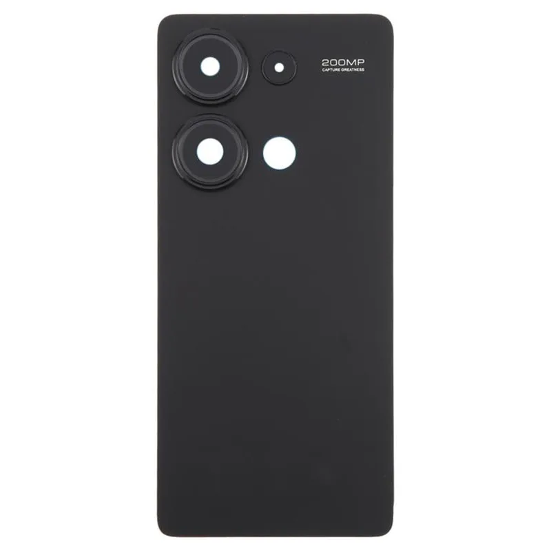 xiaomi-redmi-note-13-pro-4g用バッテリーバックカバー、カメラレンズ接着剤付き交換用バックカバー部品