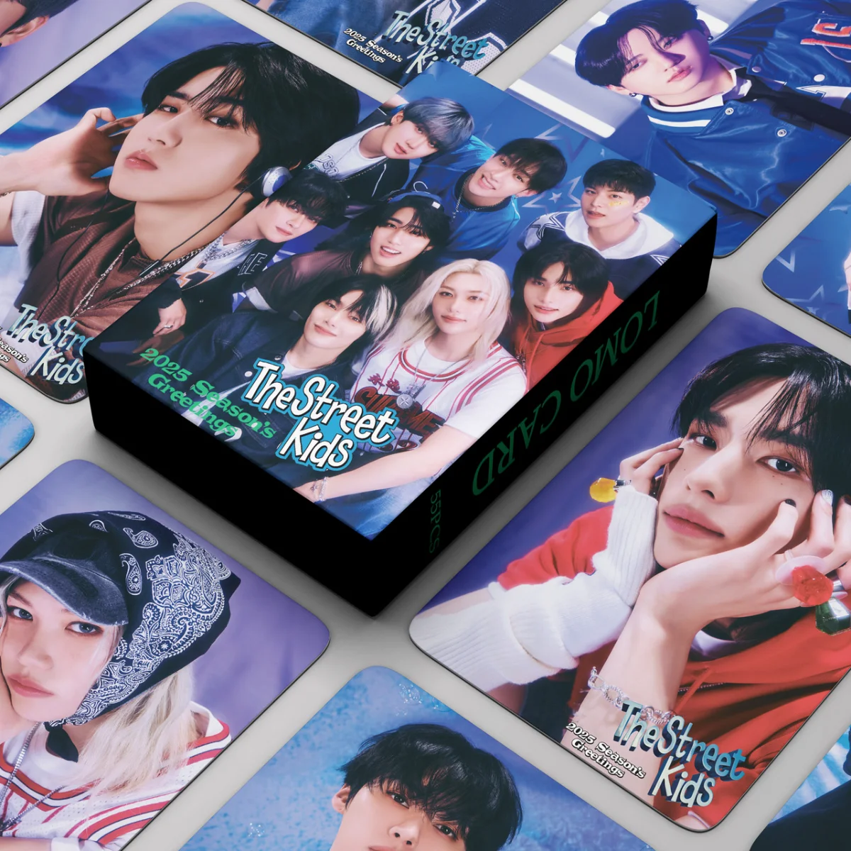 XIURAN 55 Pcs SK THE STREET KIDS Album Lomo Card Kpop Photocards  Postcards  Series