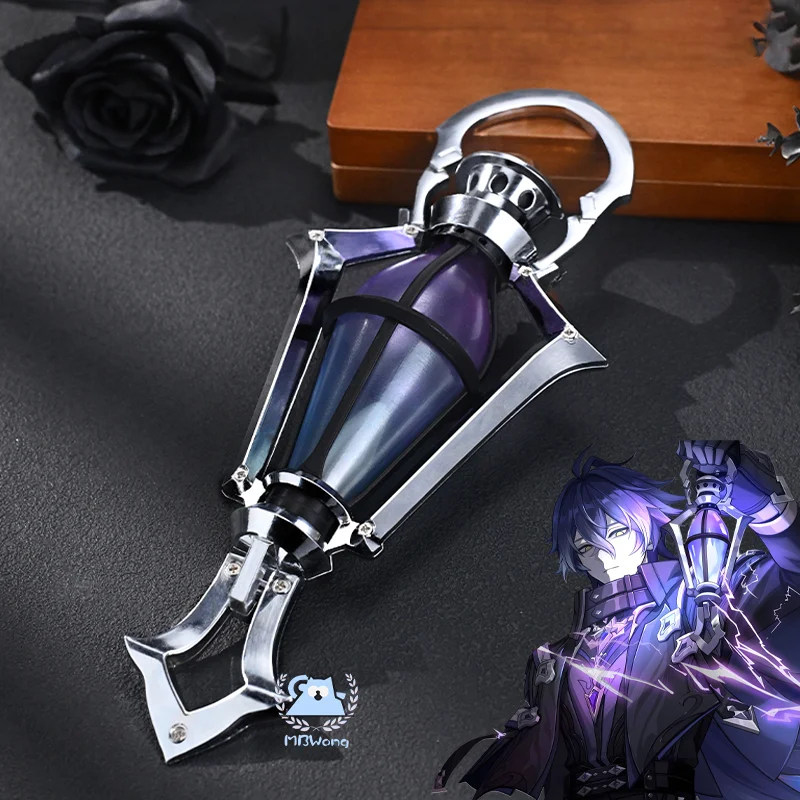 อุปกรณ์ประกอบฉากคอสเพลย์เกม Genshin Impact คิริล ชูโดมิโรวิช ฟลินส์ โคมไฟรูปทรงหอก สำหรับงานฮาโลวีน ของเล่นสำหรับผู้ใหญ่