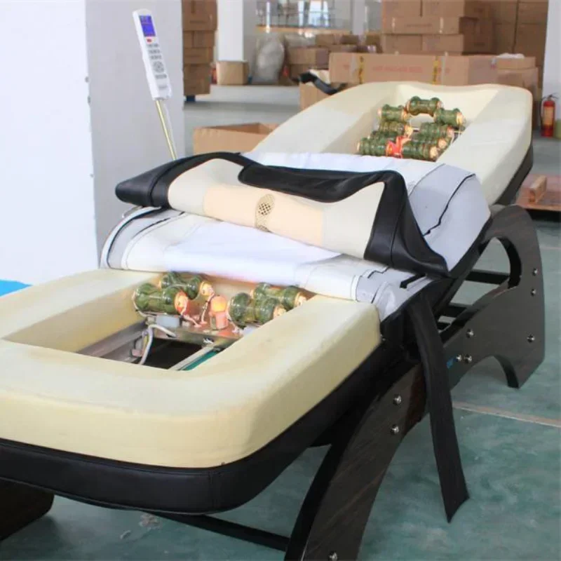 

electric jade roller massage bed