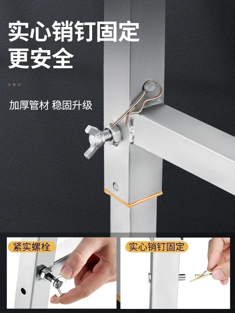 Split Head Foldable and Hoisting Thickened and Extra Thick Puttying Decoration Stirrup Engineering Ladder Scaffolding