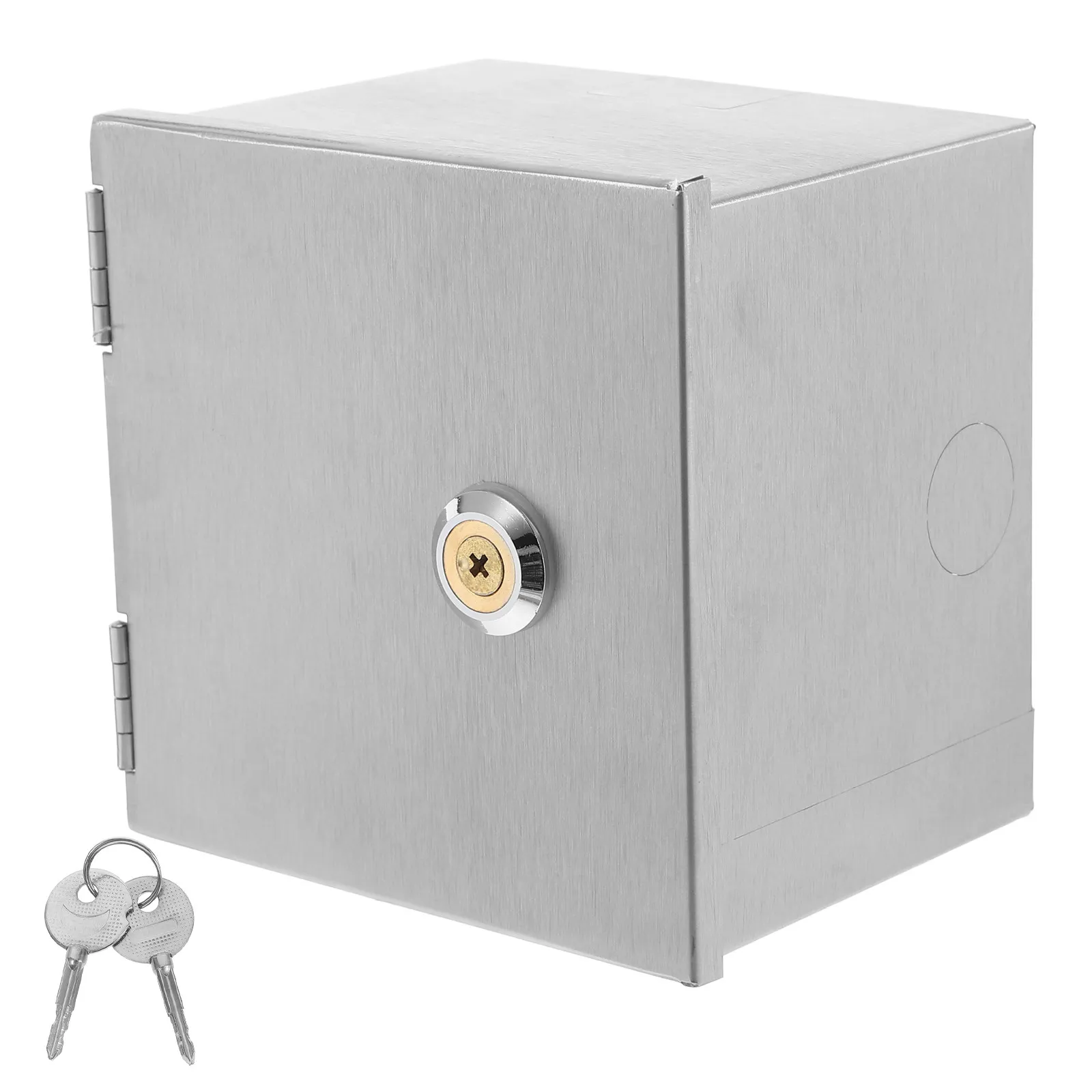 

Weatherproof Socket Box with Lock for Electric Vehicle Charging Outdoor Electrical Enclosure Wall Mounted Stainless Steel