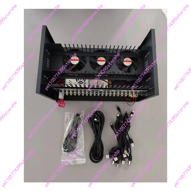 USB OTG Group Control Chassis Device With Adjustable Speed Cooling Fan Multi-model Compatible Control