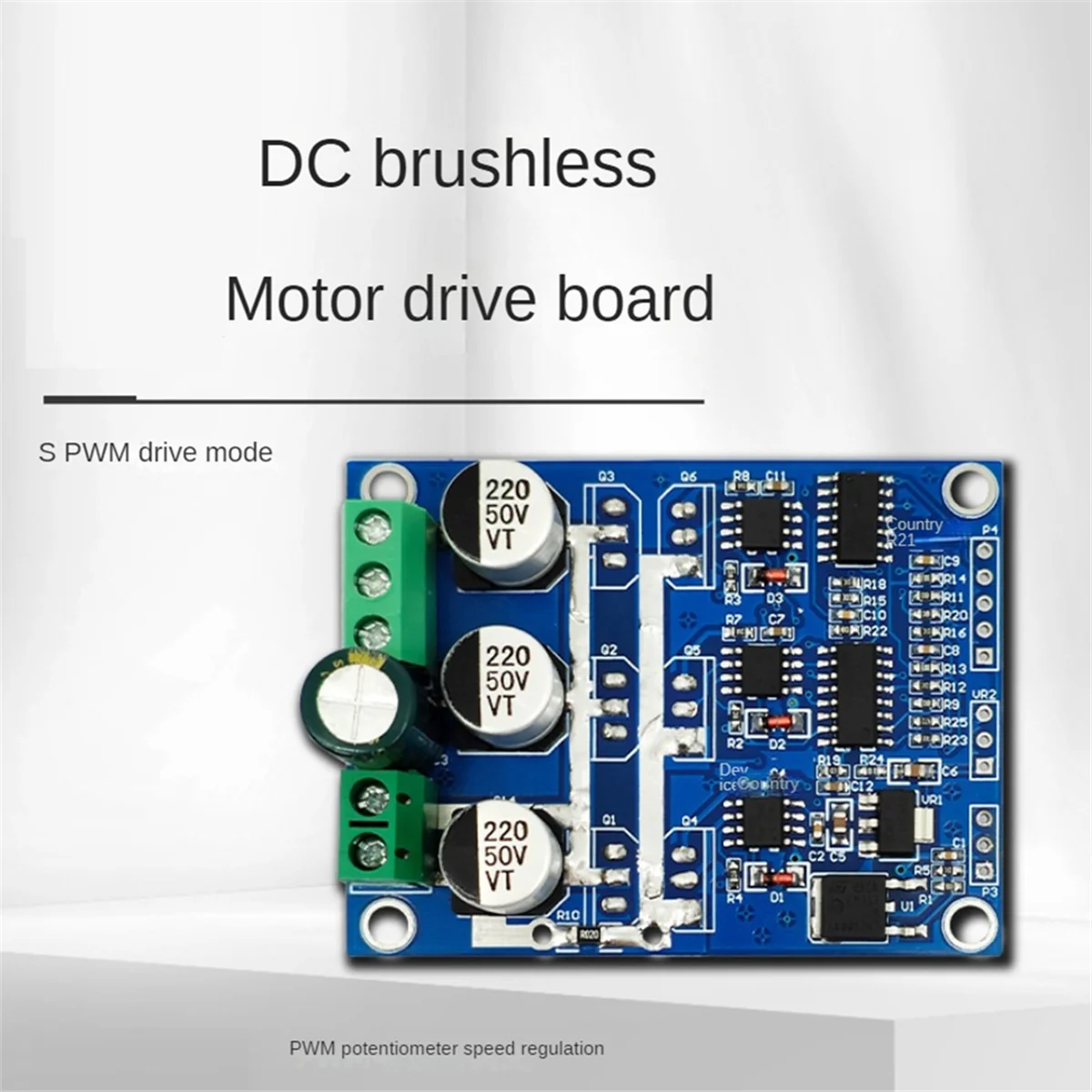 N34R_12-37V 5A DC Bürstenlose Hall-Motor-Treiberplatine