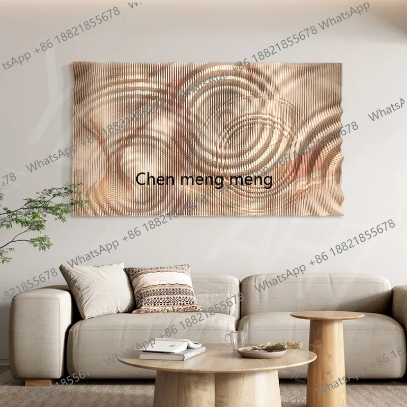 c139 Three-dimensional zen atmosphere living room horizontal three-dimensional decorative painting wabi-sabi wind tea room