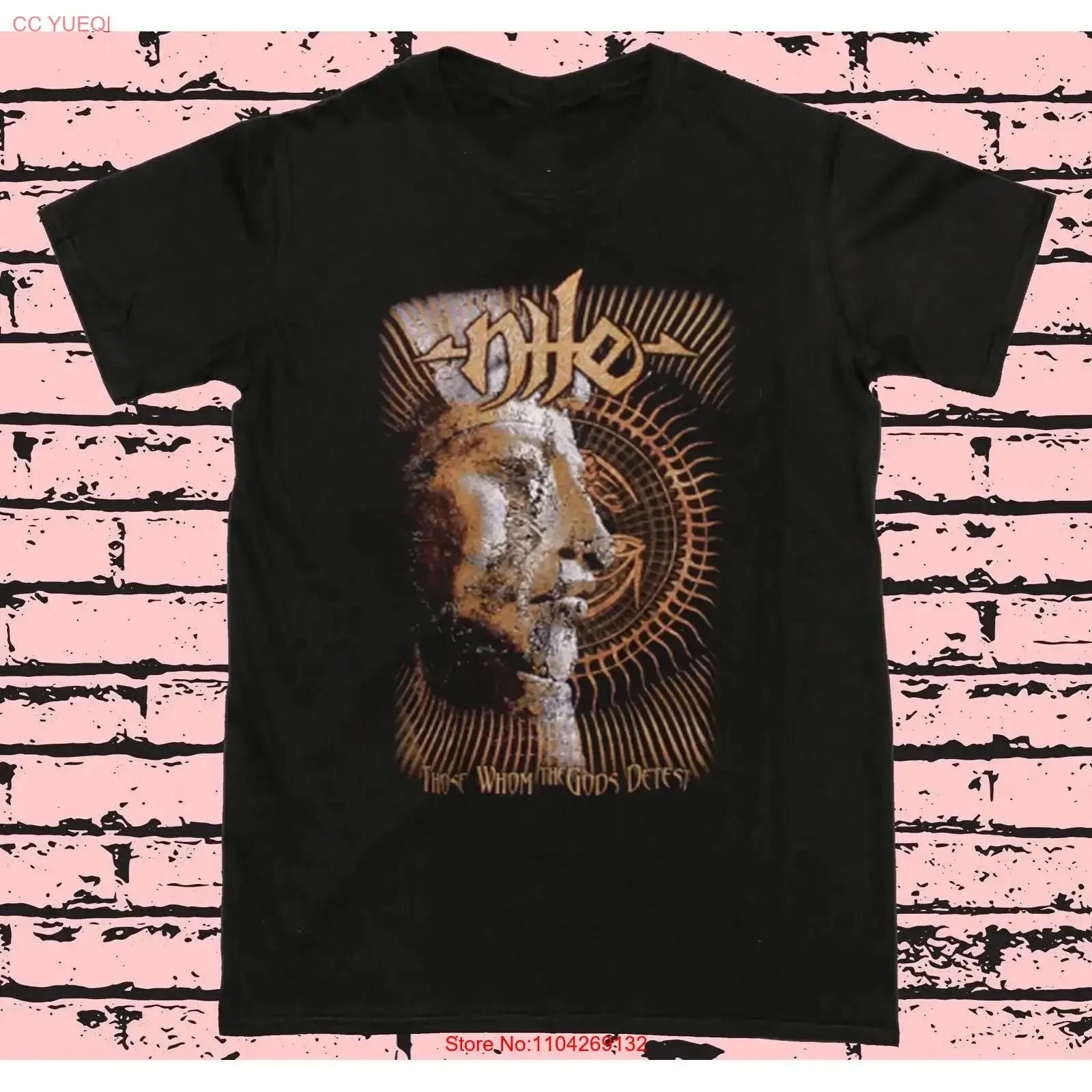 Nile Band Those Whom The Gods Detest T Shirt Full Size S 5XL long or short sleeves vintage Washed graphic Versatile Unisex