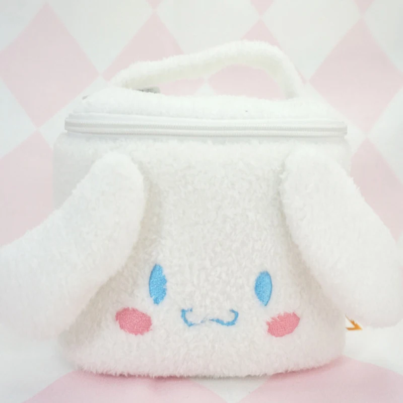 Sanrio Kuromi Hello Kitty Portable Cosmetic Case Makeup Bag Cute My Melody Toiletries Organizer Waterproof Travel Bag Girls Toys