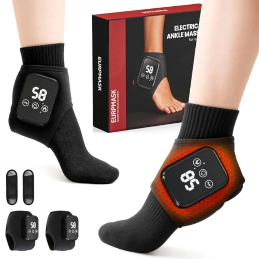 

Feet Renew Massager for Neuropathy, 3-in-1 Cordless and Portable Feet and Ankle Massager for Heel, Arch and Ankle Relief, 3-Lev