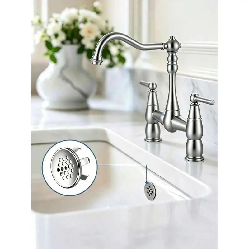 Sink overflow ring、Column basin decorative ring、Overflow ring net accessories，Leak-proof and easy-to-install bathtub overflow pl