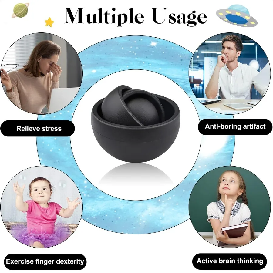 Fidget Toys for Adults Autism Sensory Toys for Autistic 812 Gift Ideas Desk Toy ADHD Str Relief Fidget Spinner Party Favors Coo