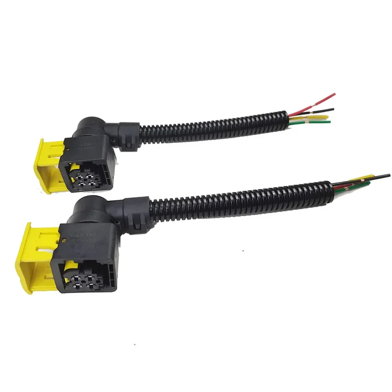 SSS+ Square 4 PINS Connect Harness Plug Socket Wiring Pigtail for NOX Sensor 2PCS/LOT