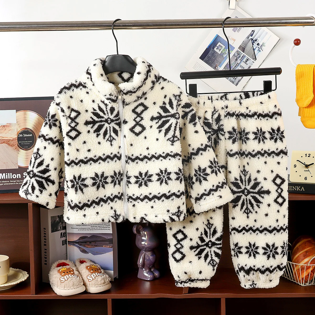 Pyjamaset voor jongens en meis - Toddler Boy Winter Fleece Jacket recensie en prijs