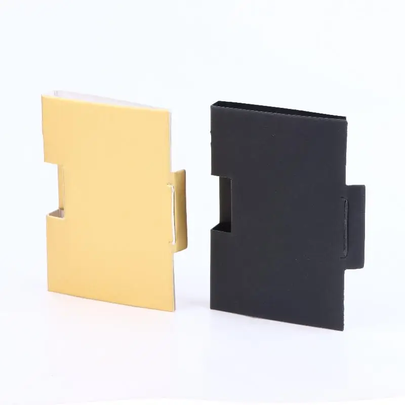 New Sale 10Pcs Simple Paper Card Packaging Of Perfume Bottle Empty Black White Gold Package Box Only Paper Cards No Bottles