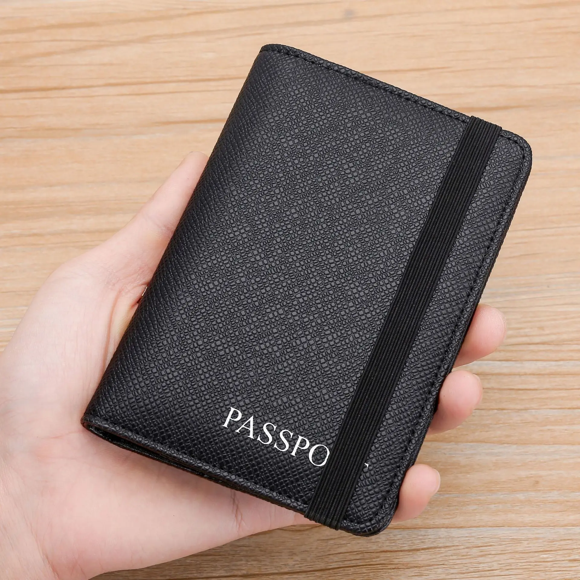 porta-passaporte-para-viagem-capa-de-passaporte-para-mulheres-e-homens-estojo-de-pvc-para-passaportes-e-cartoes-com-fecho-de-elastico