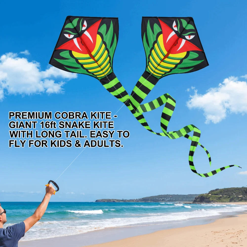 من السهل الطيران 10 متر ثعبان طائرة ورقية ذيل طويل ثعبان قوة 10 متر كوبرا طائرة ورقية 100 متر طائرة ورقية سلسلة جيدة تحلق الحيوان الرياح طائرة ورقية متعة الرياضة