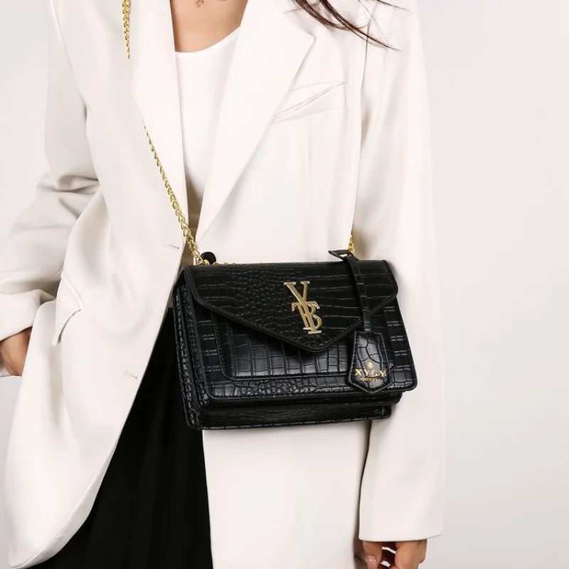 

Luxury Women's Crossbody-Bag Crafted From Riverside-Printed Leather Featuring Elegant High-End Vintage Lightweight Daily Look​